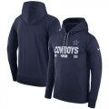 Dallas Cowboys Nike Team Name Performance Pullover Hoodie Navy