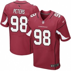 Mens Nike Arizona Cardinals #98 Corey Peters Elite Red Team Color NFL Jersey