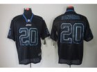 Nike NFL Detroit Lions #20 B.sanders black jerseys[Elite lights out]