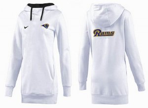 Women St. Louis Rams Logo Pullover Hoodie-032