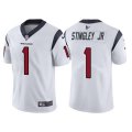 Nike Texans #1 Derek Stingley Jr. White 2022 NFL Draft Vapor Untouchable Limited