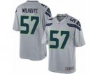 Mens Nike Seattle Seahawks #57 Michael Wilhoite Limited Grey Alternate NFL Jersey