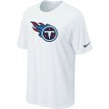 Nike Tennessee Titans Sideline Legend Authentic Logo T-Shirt White