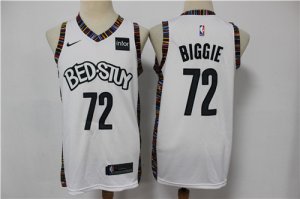 Nets #72 Biggie White 2020 City Edition Nike Swingman Jersey
