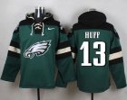 Nike Philadelphia Eagles #13 Josh Huff Midnight Green Player Pullover Hoodie