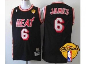 nba miami heat #6 james black[m&n][2013 finals]