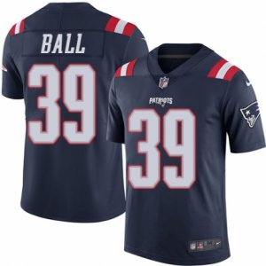 Youth Nike New England Patriots #39 Montee Ball Limited Navy Blue Rush NFL Jersey