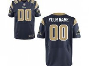 Men\'s Nike St. Louis Rams Customized Elite Team Color Jerseys