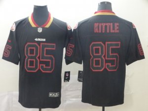 Nike 49ers #85 George Kittle Black Shadow Legend Limited Jersey