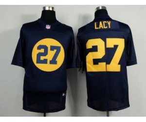 Nike jerseys green bay packers #27 eddie lacy blue[Elite][m&n]