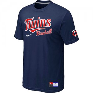 Minnesota Twins D.Blue Nike Short Sleeve Practice T-Shirt