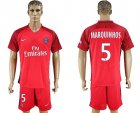 Paris Saint-Germain #5 Marquinhos Red Soccer Club Jersey