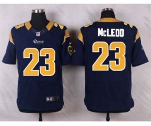 Nike NFL st. louis rams #23 mcleod blue jerseys[Elite]