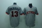 mlb detroit tigers #13 parrish m&n grey