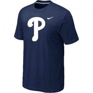 MLB Philadelphia Phillies Heathered D.Blue Nike Blended T-Shirt