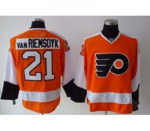 nhl philadelphia flyers #21 riemsydyk orange