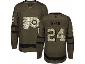 Youth Adidas Philadelphia Flyers #24 Matt Read Green Salute to Service Stitched NHL Jersey