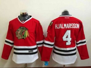 NHL Youth Chicago Blackhawks #4 Niklas Hjalmarsson Red Stitched jerseys