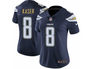 Women Nike Los Angeles Chargers #8 Drew Kaser Vapor Untouchable Limited Navy Blue Team Color NFL Jersey