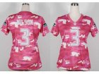 Nike women nfl jerseys seattle seahawks #3 wilson pink[fashion camo]