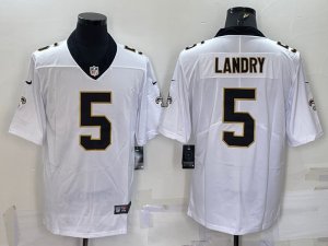 Nike Saints #5 Jarvis Landry White Vapor Untouchable Limited Jersey