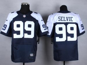 Nike Dallas Cowboys #99 George Selvie blue Jerseys(thankgivings Elite)