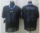 Nike jerseys buffalo bills #14 watkins black[Elite lights out][watkins]