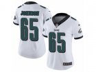 Women Nike Philadelphia Eagles #65 Lane Johnson Vapor Untouchable Limited White NFL Jersey