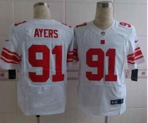 Nike new york giants #91 ayers red jerseys[Elite][ayers]