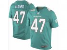 Nike Miami Dolphins #47 Kiko Alonso Elite Aqua Green Team Color NFL Jersey
