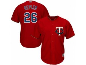 Youth Minnesota Twins #26 Max Kepler Replica Scarlet Alternate Cool Base MLB Jersey