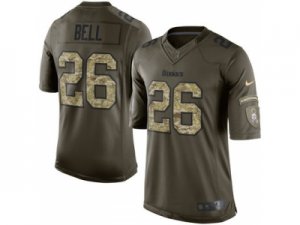 Nike Pittsburgh Steelers #26 Le\'Veon Bell Green Jerseys(Salute To Service Limited)