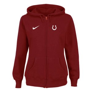 Women NEW Indianapolis Colts Ladies Tailgater Full Zip Hoodie red