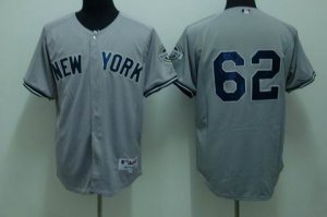 mlb new york yankees #62 chamberlain grey(2009 logo)