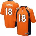 Nike nfl Denver Broncos #18 Peyton manning Orange jersey