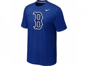 MLB Boston Red Sox Heathered Nike Blue Blended T-Shirt