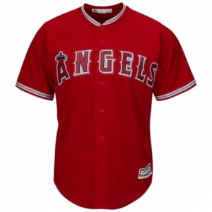 Men\'s Los Angeles Angels of Anaheim Blank Majestic Scarlet Alternate Cool Base Team Jersey