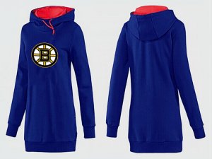 NHL Women Boston Bruins Logo Pullover Hoodie 6