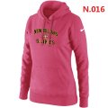 Women New Orleans Saints Heart & Soul Pullover Hoodie pink