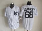 MLB New York Yankees #68 Betances White jerseys