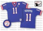 MitchellandNess New York Giants #11 Simms 2012 Super Bowl XLVI Blue
