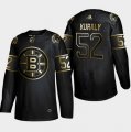 Bruins #52 Sean Kuraly Black Gold Adidas Jersey