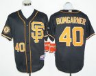 San Francisco Giants #40 Madison Bumgarner Black 2016 Cool Base Stitched Baseball Jersey