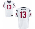 Men's Nike Houston Texans #13 Braxton Miller Elite White NFL Jersey