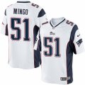 Mens Nike New England Patriots #51 Barkevious Mingo Limited White NFL Jersey