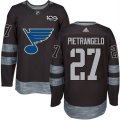 St. Louis Blues #27 Alex Pietrangelo Black 1917-2017 100th Anniversary Stitched NHL Jersey