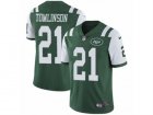 Mens Nike New York Jets #21 LaDainian Tomlinson Vapor Untouchable Limited Green Team Color NFL Jersey