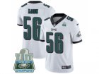 Nike Philadelphia Eagles #56 Chris Long White Super Bowl LII Champions Men Stitched NFL Vapor Untouchable Limited Jersey