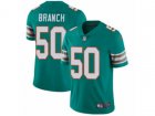 Nike Miami Dolphins #50 Andre Branch Vapor Untouchable Limited Aqua Green Alternate NFL Jersey