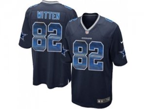 Nike Dallas Cowboys #82 Jason Witten Navy Blue Team Color Mens Stitched NFL Limited Strobe Jersey